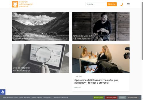 Centrum adiktologické prevence, o.p.s. nabízí práci na pozici Lektor/ka programů primární prevence v obci Plzeň