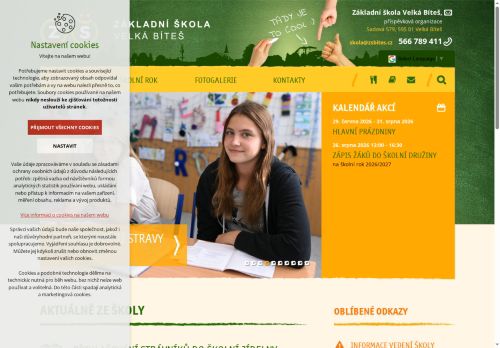 Zobrazit webové stránky Základní škola Velká Bíteš