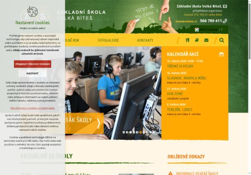 Zobrazit webové stránky Základní škola Velká Bíteš