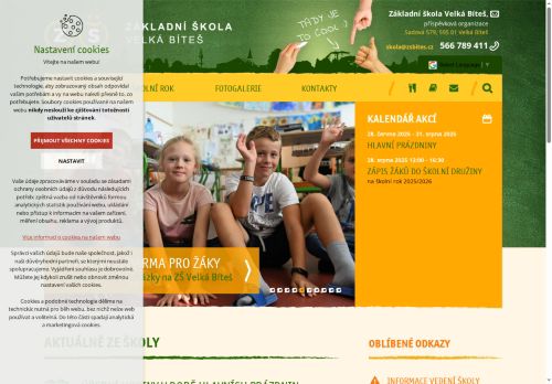 Zobrazit webové stránky Základní škola Velká Bíteš