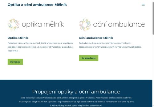 Zobrazit webové stránky Oční ambulance - MUDr. Dana Zimáková