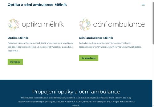 Zobrazit webové stránky Oční ambulance - MUDr. Dana Zimáková