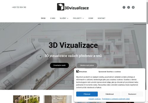 Zobrazit webové stránky 3Dvizualizace.cz