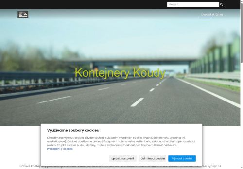 Zobrazit webové stránky KontejneryKoudy