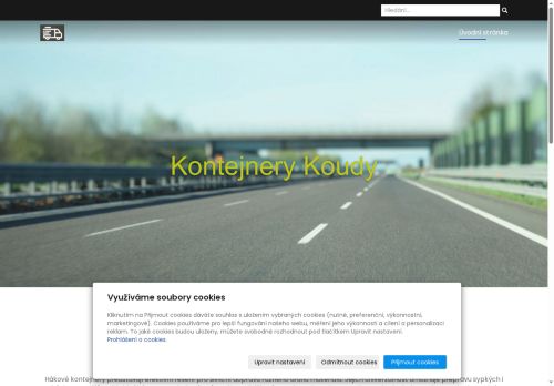 Zobrazit webové stránky KontejneryKoudy