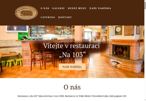 Zobrazit webové stránky Restaurace Na 103