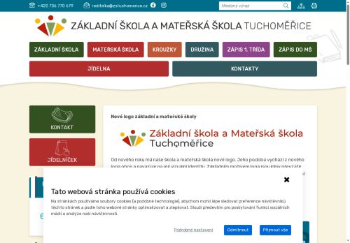 Základní škola Tuchoměřice, okres Praha - západ nabízí práci na pozici Kuchaři (kromě šéfkuchařů) (m+ž) v obci Tuchoměřice