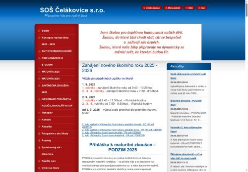 Střední odborná škola Čelákovice s.r.o. nabízí práci na pozici Ředitel/ka školy v obci Čelákovice