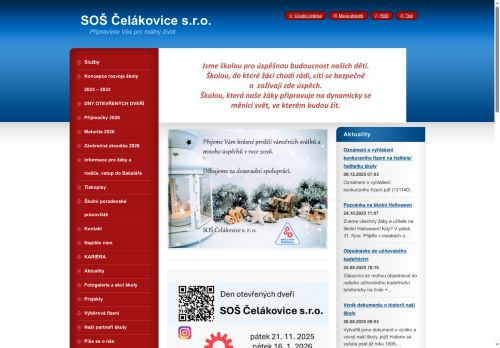 Střední odborná škola Čelákovice s.r.o. nabízí práci na pozici Učitelé odborných předmětů matematika, fyzika v obci Čelákovice