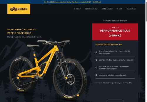Zobrazit webové stránky DBIKES Cycling
