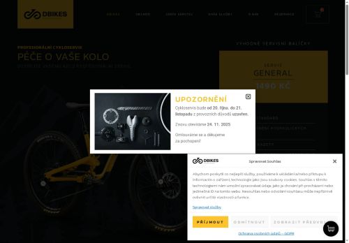 Zobrazit webové stránky DBIKES Cycling
