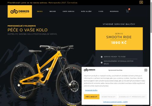 Zobrazit webové stránky DBIKES Cycling