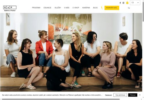 Zobrazit webové stránky GaP / Galerie a Prostor
