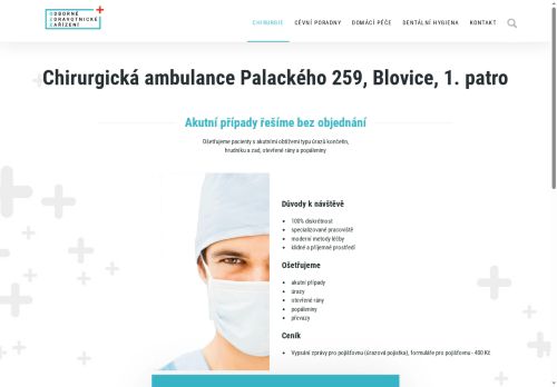 Zobrazit webové stránky Chirurgická ambulance - MUDr. Jiří Šedivý
