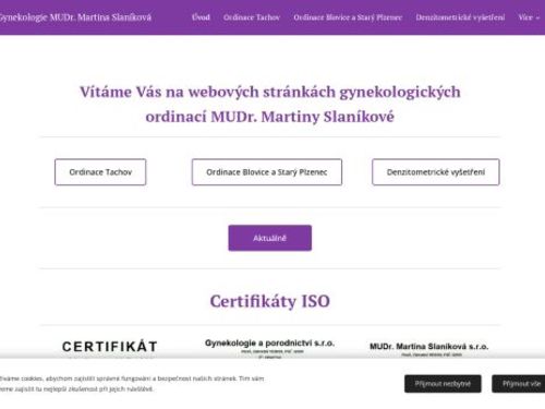 Gynekologická ambulance - MUDr. Martina Slaníková, MUDr. Eva Laňová