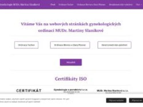 Gynekologická ambulance - MUDr. Martina Slaníková, MUDr. Eva Laňová