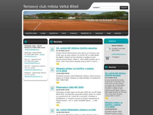 TENISOVÝ CLUB MĚSTA VELKÁ BÍTEŠ o.s.