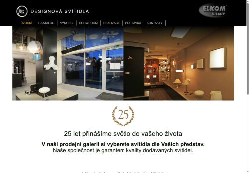 Webové stránky ELKOM Říčany s.r.o., Říčany