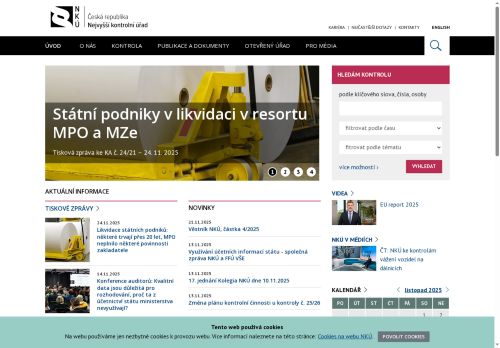 Nejvyšší kontrolní úřad nabízí práci na pozici kuchař/ka (m/ž) v obci Slapy