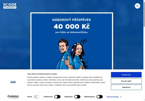 Webové stránky ČSAD Jindřichův Hradec s.r.o., Jindřichův Hradec