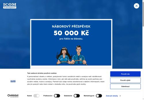 ICOM transport a.s. nabízí práci na pozici skladník/skladnice v obci Holýšov