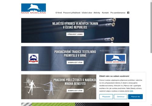 Nová Mosilana, a.s. nabízí práci na pozici Dělník/ce textilní výroby v obci Brno