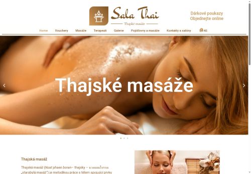 Webové stránky Sala Thai Pribram s.r.o., Příbram
