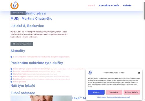 Zobrazit webové stránky Stomatologie - MDDr. Anna Strážnická