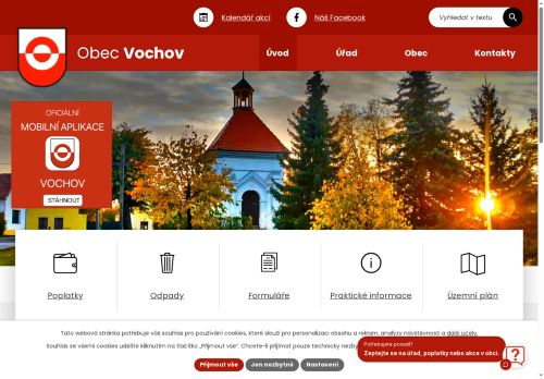 Webové stránky Mateřská škola Vochov, příspěvková organizace, Vochov