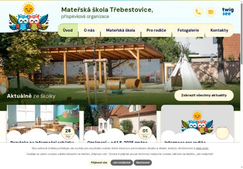Mateřská škola Třebestovice, příspěvková organizace nabízí práci na pozici KUCHAŘ/KA v obci Třebestovice