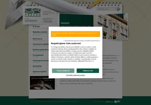 PRACOM s.r.o. nabízí práci na pozici stavební dělníci v obci Praha