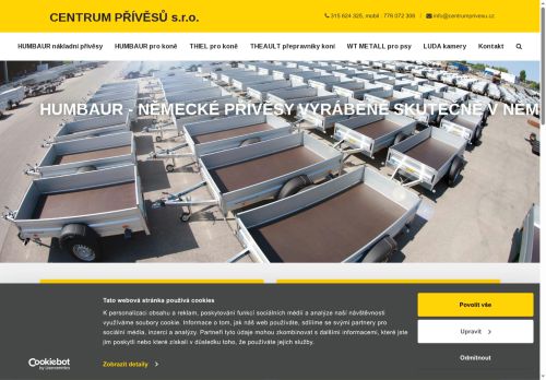 CENTRUM PRIVESU s.r.o. nabízí práci na pozici Servisní technik/čka pro přívěsy v obci Mělník