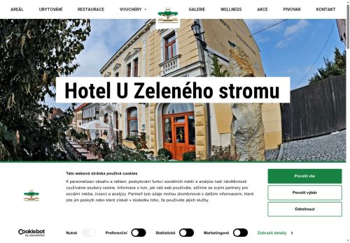 Webové stránky Hotel U Zeleného stromu s.r.o., Nepomuk