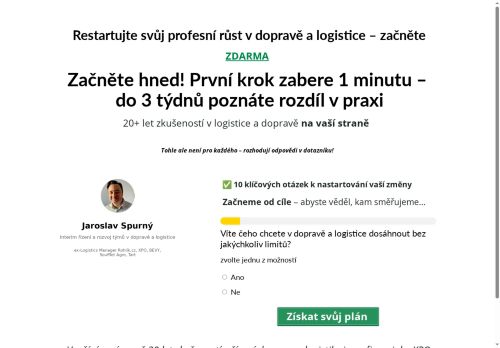 Zobrazit webové stránky Uspějte na pohovoru, získejte náskok díky metodě KARIÉRNÍ BOOSTING a najděte nejkratší cestu k dlouhodobě perspektivní práci už do 5 týdnů.
