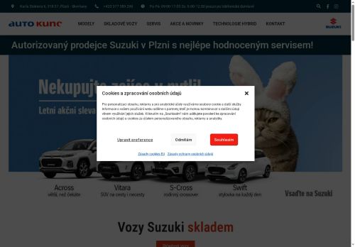 AUTO KUNC s.r.o. nabízí práci na pozici automechanik, autoelektrikář, autotronik v obci Vejprnice