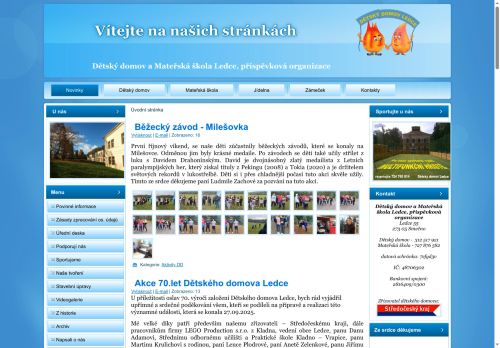 Dětský domov, Základní škola a Mateřská škola Ledce, příspěvková organizace nabízí práci na pozici Vychovatel/ka do dětského domova v obci Ledce