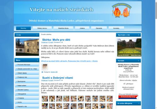 Dětský domov a Mateřská škola Ledce, příspěvková organizace nabízí práci na pozici Vychovatel/ka v obci Ledce