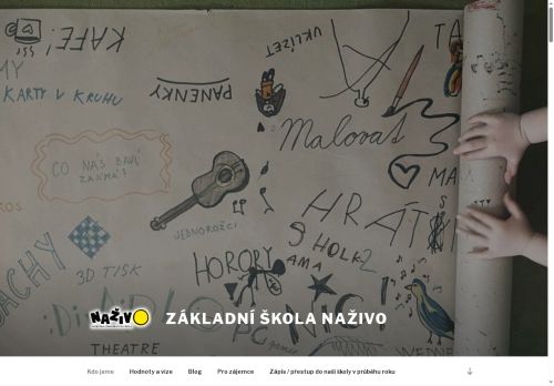 Webové stránky Základní škola NaŽivo, Květná