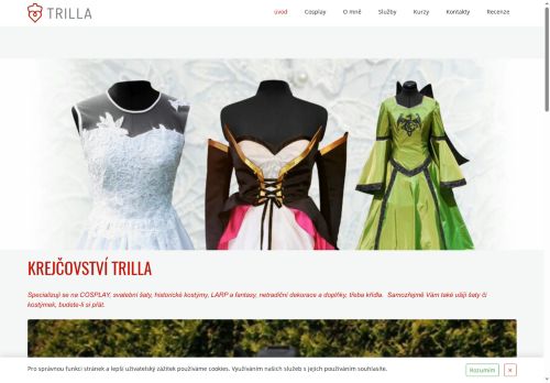Zobrazit webové stránky Krejčovství TRILLA