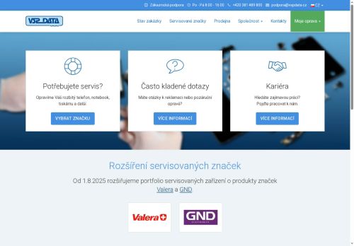 VSP DATA a.s. nabízí práci na pozici Konzultant/ka v obci Praha