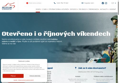 Zobrazit webové stránky Muzeum vojenské techniky na demarkační linii