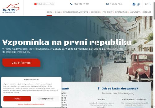Zobrazit webové stránky Muzeum vojenské techniky na demarkační linii