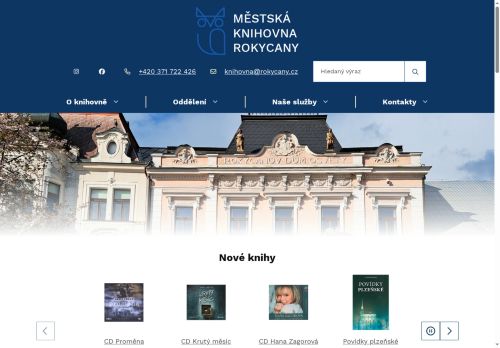 Zobrazit webové stránky Městská knihovna Rokycany