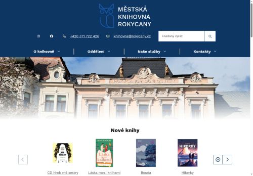Zobrazit webové stránky Městská knihovna Rokycany