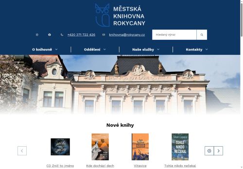Zobrazit webové stránky Městská knihovna Rokycany