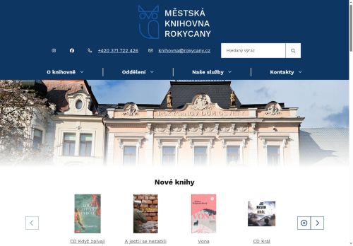 Zobrazit webové stránky Městská knihovna Rokycany