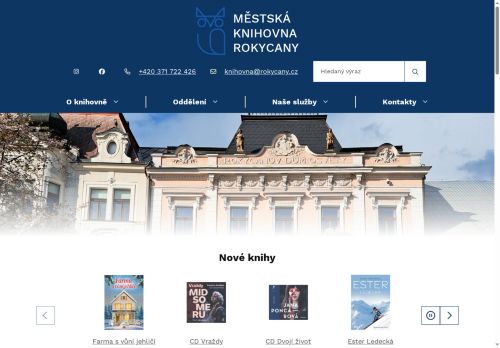Zobrazit webové stránky Městská knihovna Rokycany