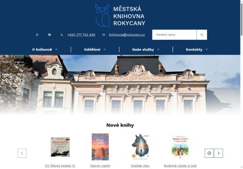 Zobrazit webové stránky Městská knihovna Rokycany