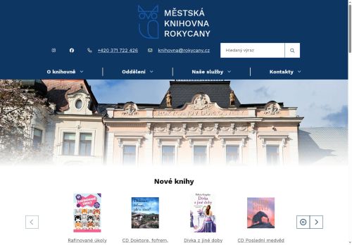 Zobrazit webové stránky Městská knihovna Rokycany