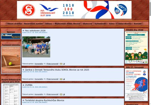 Zobrazit webové stránky Sportovní areál u Sokolovny Blovice